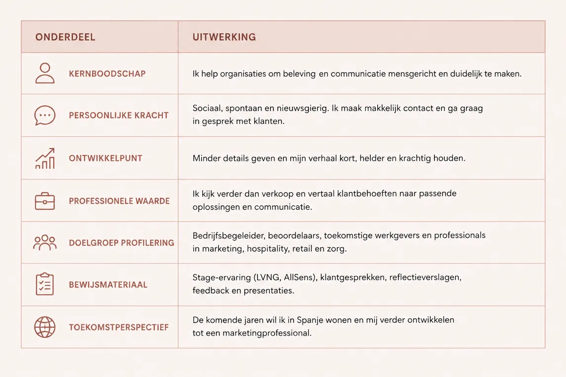 Persoonlijke en professionele profilering